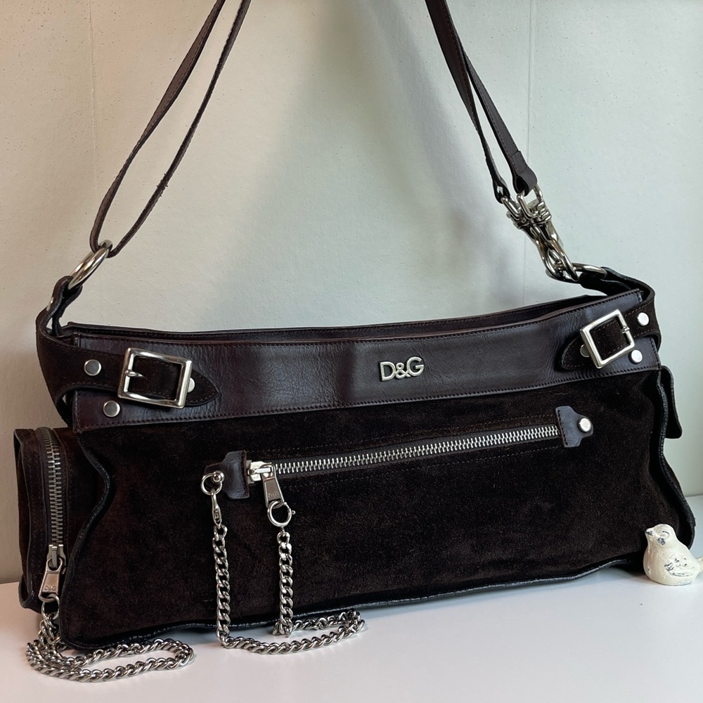 Dolce & Gabbana 1970 Vintage Leather Shoulder Bag
